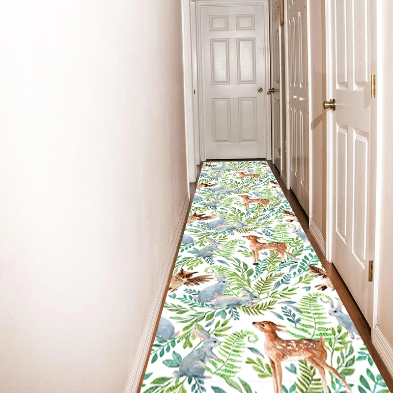 

Reese Lobby Children Carpet Living Room Bedroom Porch Rug Cute Animals Childcare Hallway Corridor Aisle Hall Entrance Customable