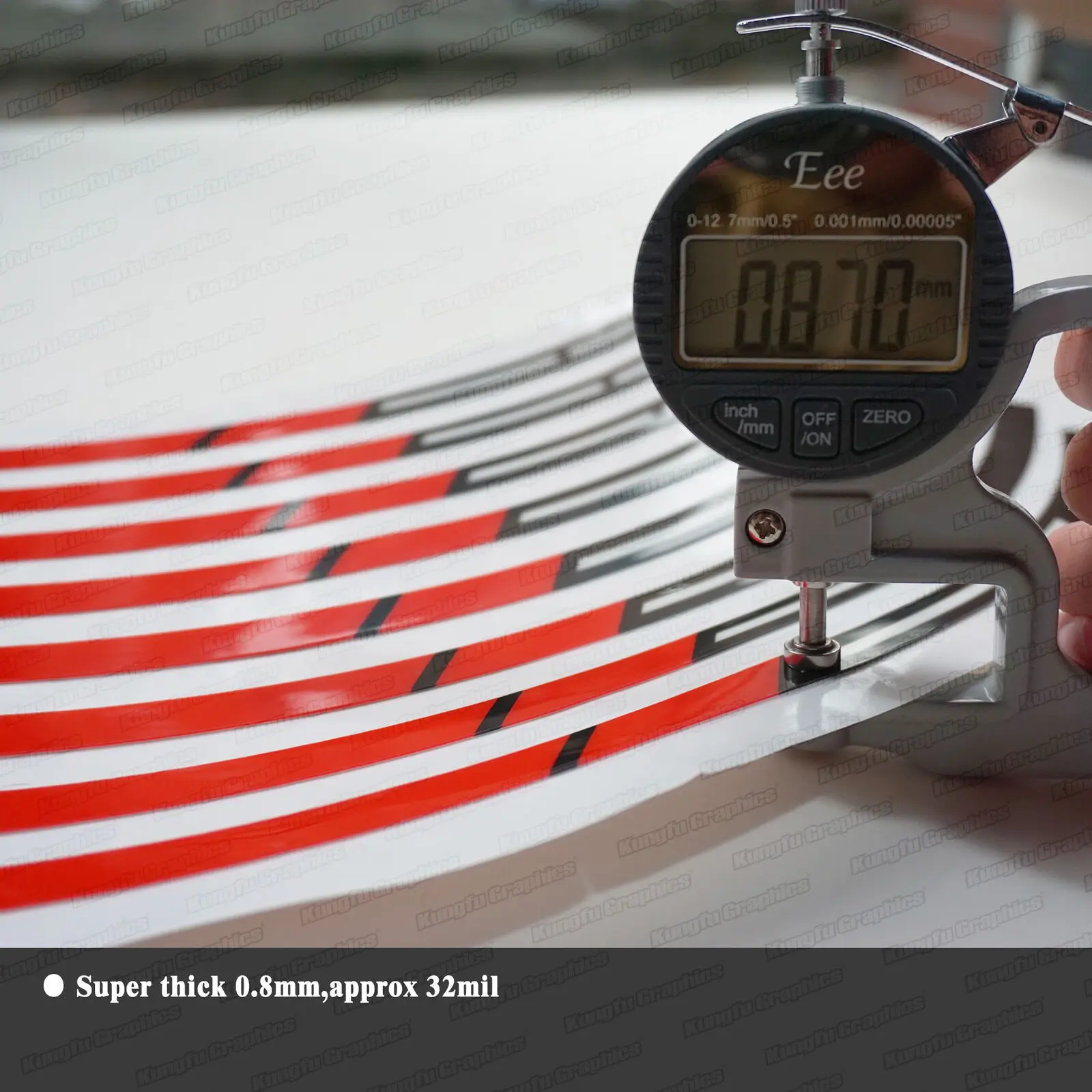 Оригинальная виниловая наклейка HUMAART для мотоцикла внедорожника оранжевого