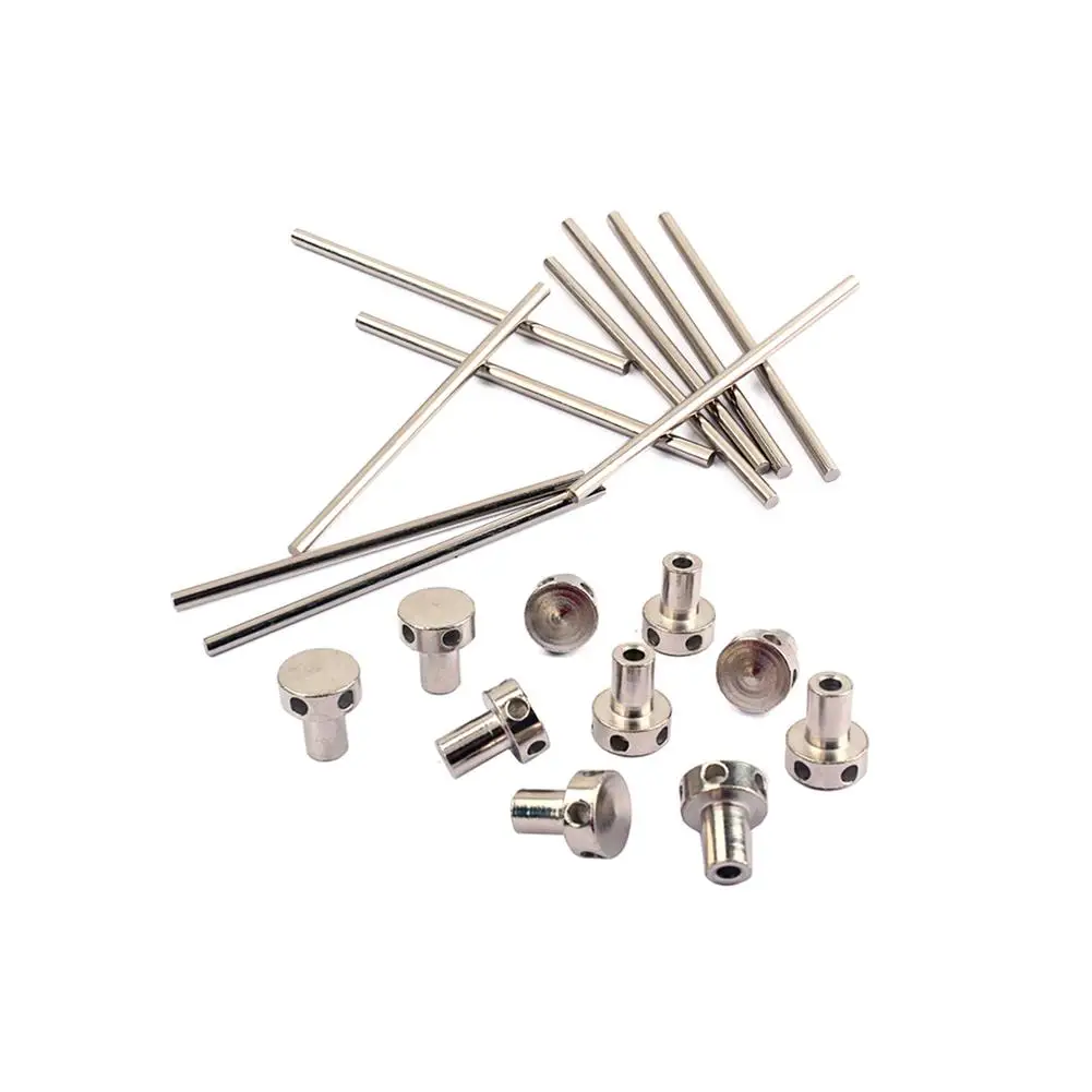 

10 Sets Guitar Spoke Wheel Truss Rod Nut Kit With Steel Bar Guitar Adjustment Rod Musical Instrument Accessories