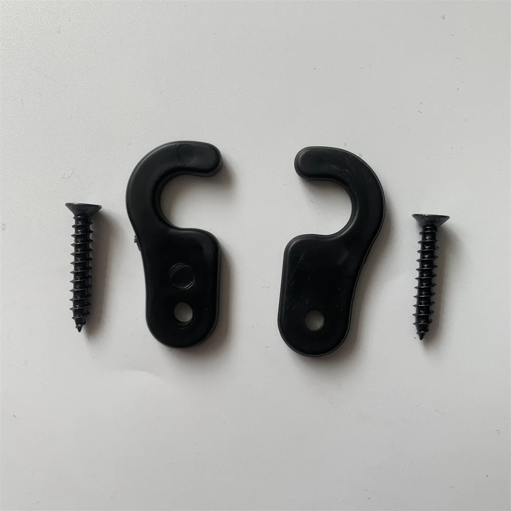 

FOR JEEP GLADIATOR WRANGLER Sun Visor Clips Clips Car 2 Pcs Black Parts