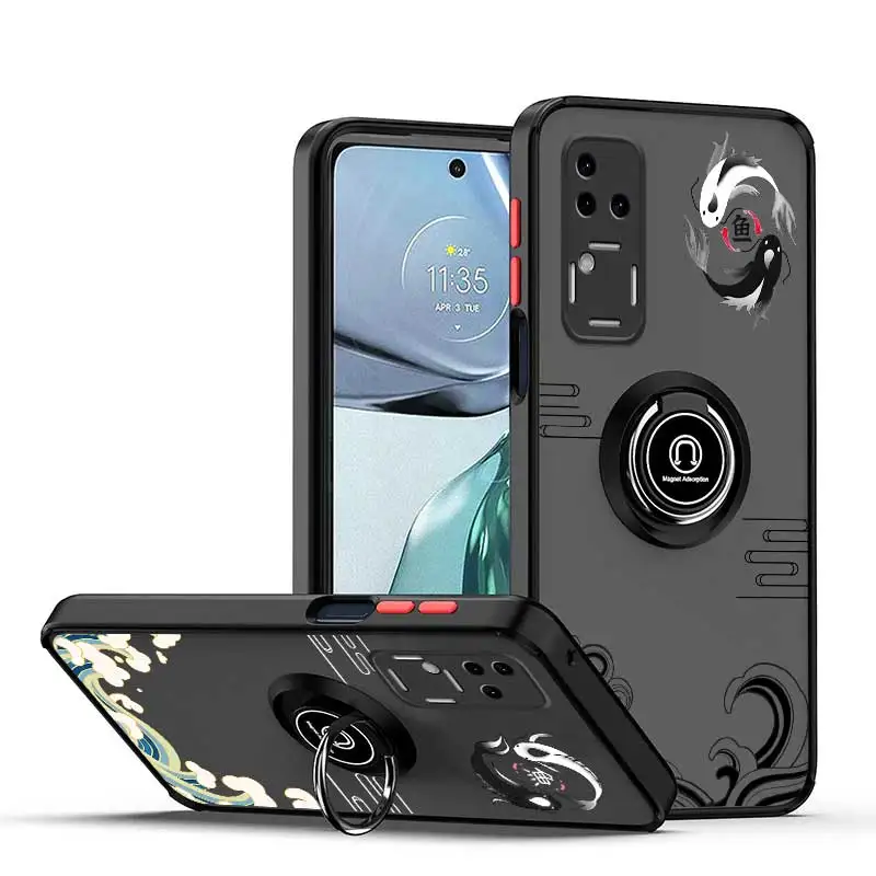 Обложка V30Pro Balance of Koi Skin-feel Ring чехол для телефона VIVO V30 V29Lite V29E V25