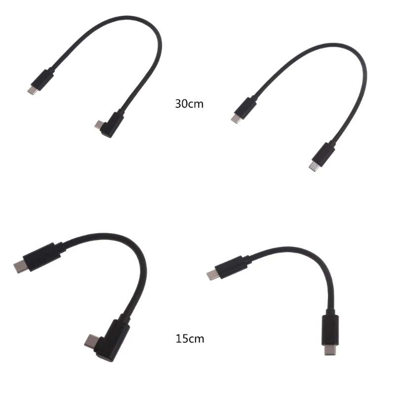 

1Pack 100W to Cable Straight Right Type C Charging Cord P9JB