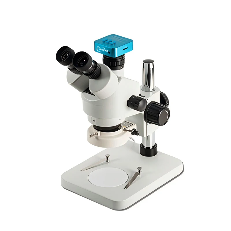 Стереомикроскоп Бинокулярный стереомикроскоп Стереокамера Микроскоп