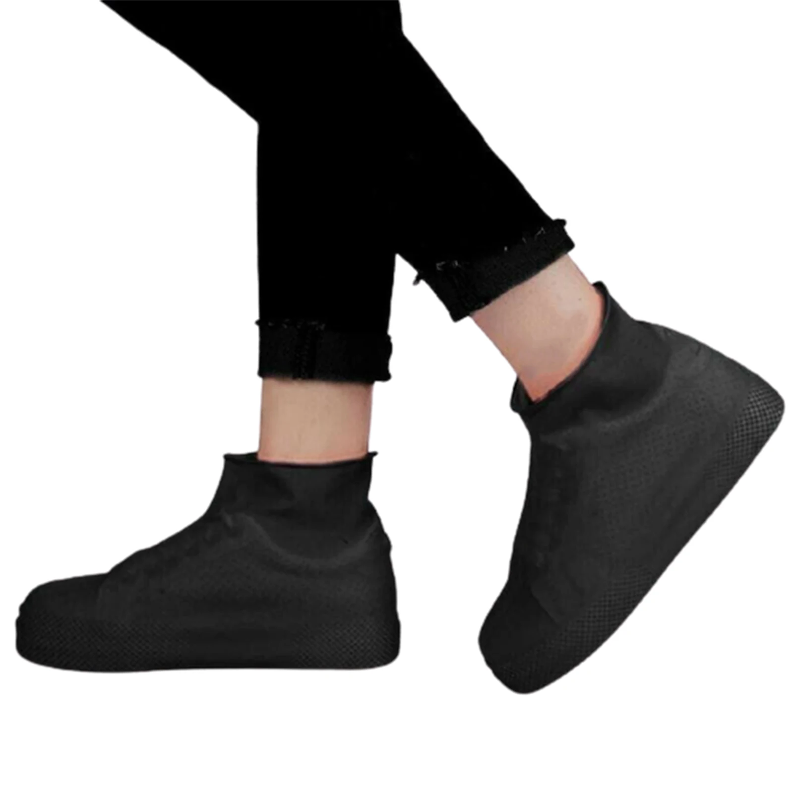 

Модный многоразовый водонепроницаемый чехол для обуви, нескользящий Эластичный Силиконовый протектор для обуви, портативный непромокаемы...