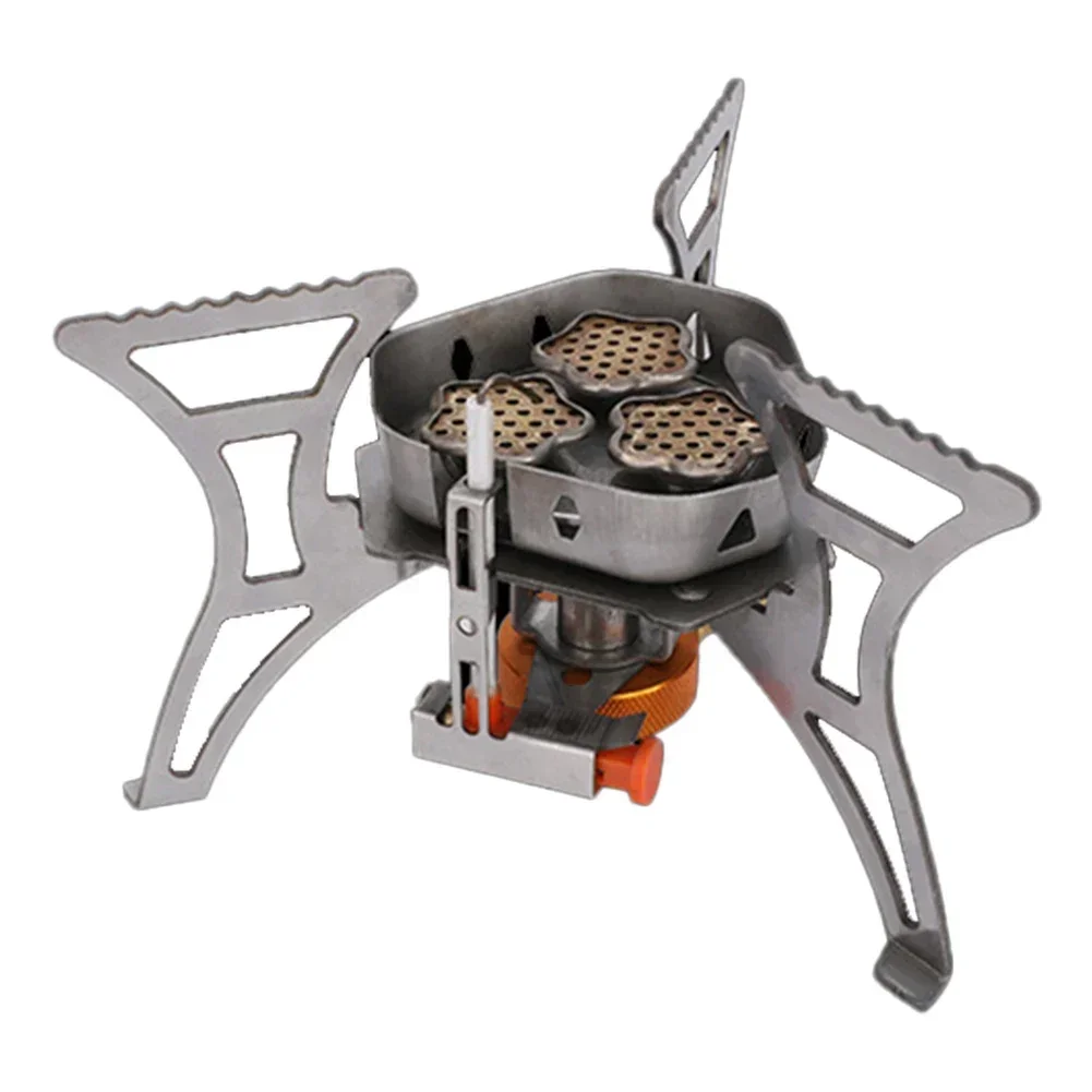 Газовая плита 5800 Вт с 3 головками газовая для кемпинга удобная эффективная