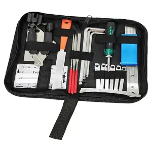 25Pcs Guitar Tool Kit Luthier Tools Accessories for Acoustic Electric Guitar