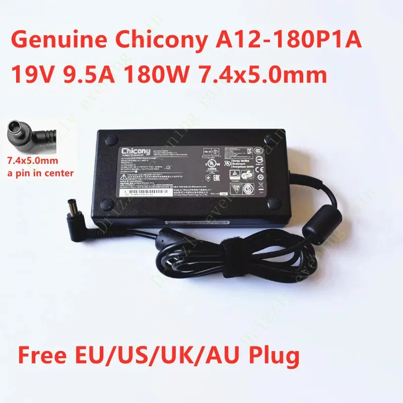 Адаптер переменного тока для Chicony A12-180P1A 19 В 9 5 А 180 Вт 7 4x5 0 мм A180A010L
