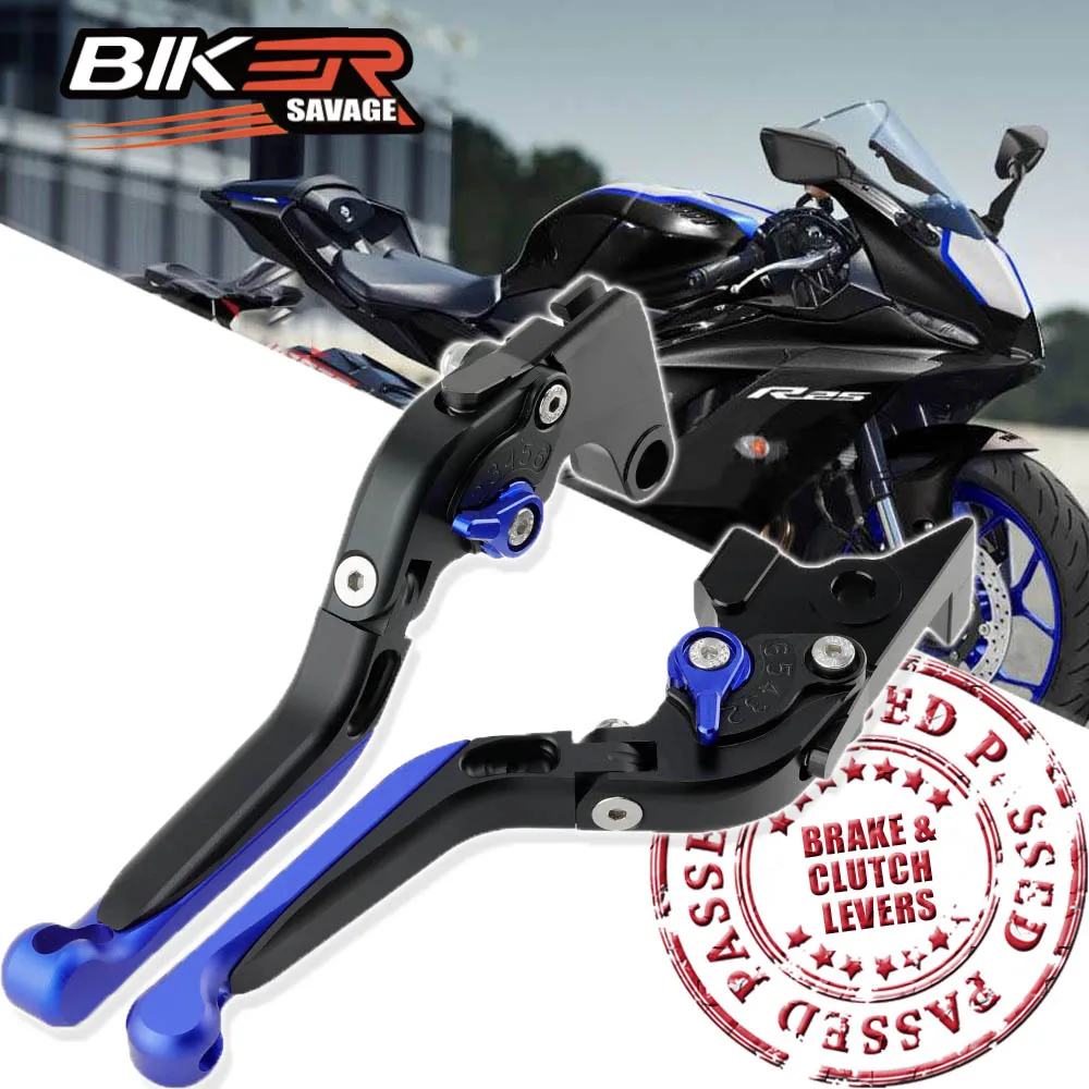 

Motorcycle Brake Clutch Levers Accessories For YAMAHA YZF R25 R3 MT-25 MT-03 MT25 MT03 Adjustable Folding Extendable Products