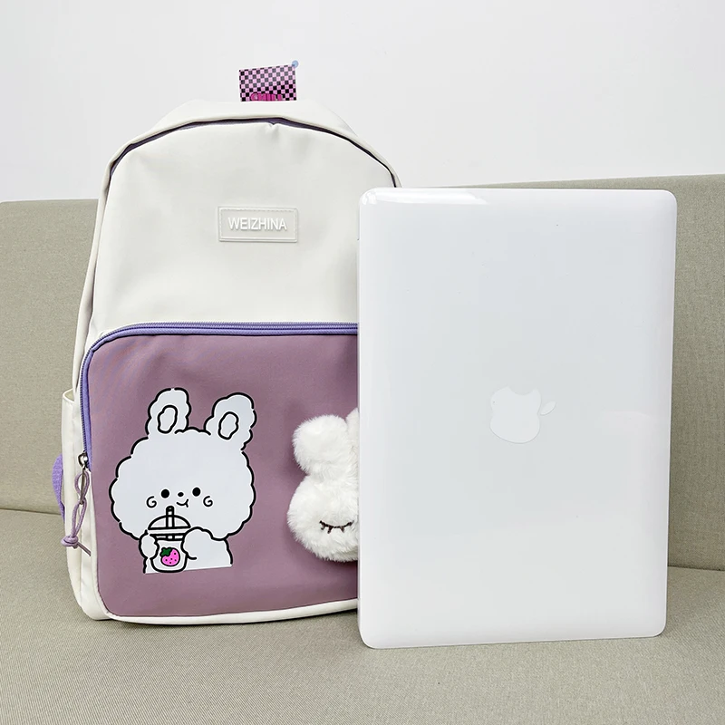 Women's Oxford Backpack for Female Student Large Capacity School Bag Patchwork Travel Rucksack Teenages Girls Anti Theft Bookbag