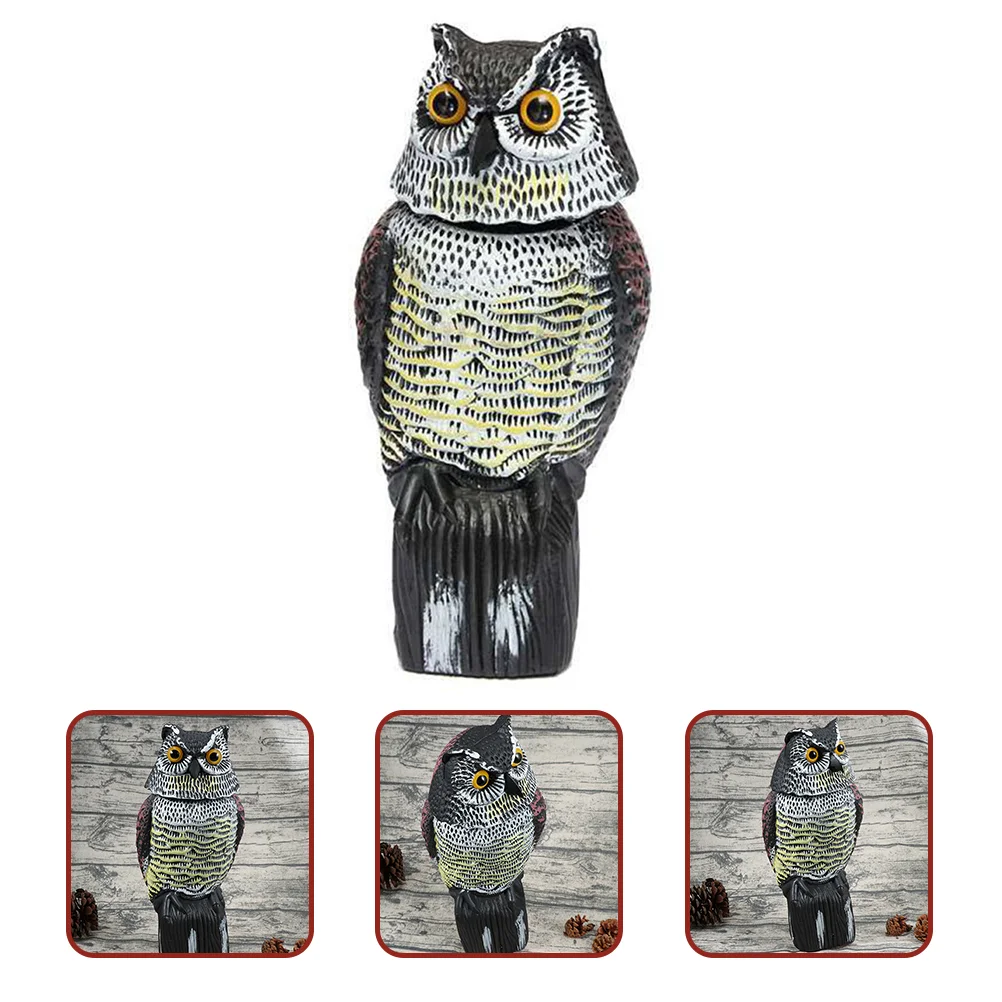 

Decoration Owl Garden Decoration Owl Model Ornament Rotatable Owl Model for Lawn Decoration Decoration