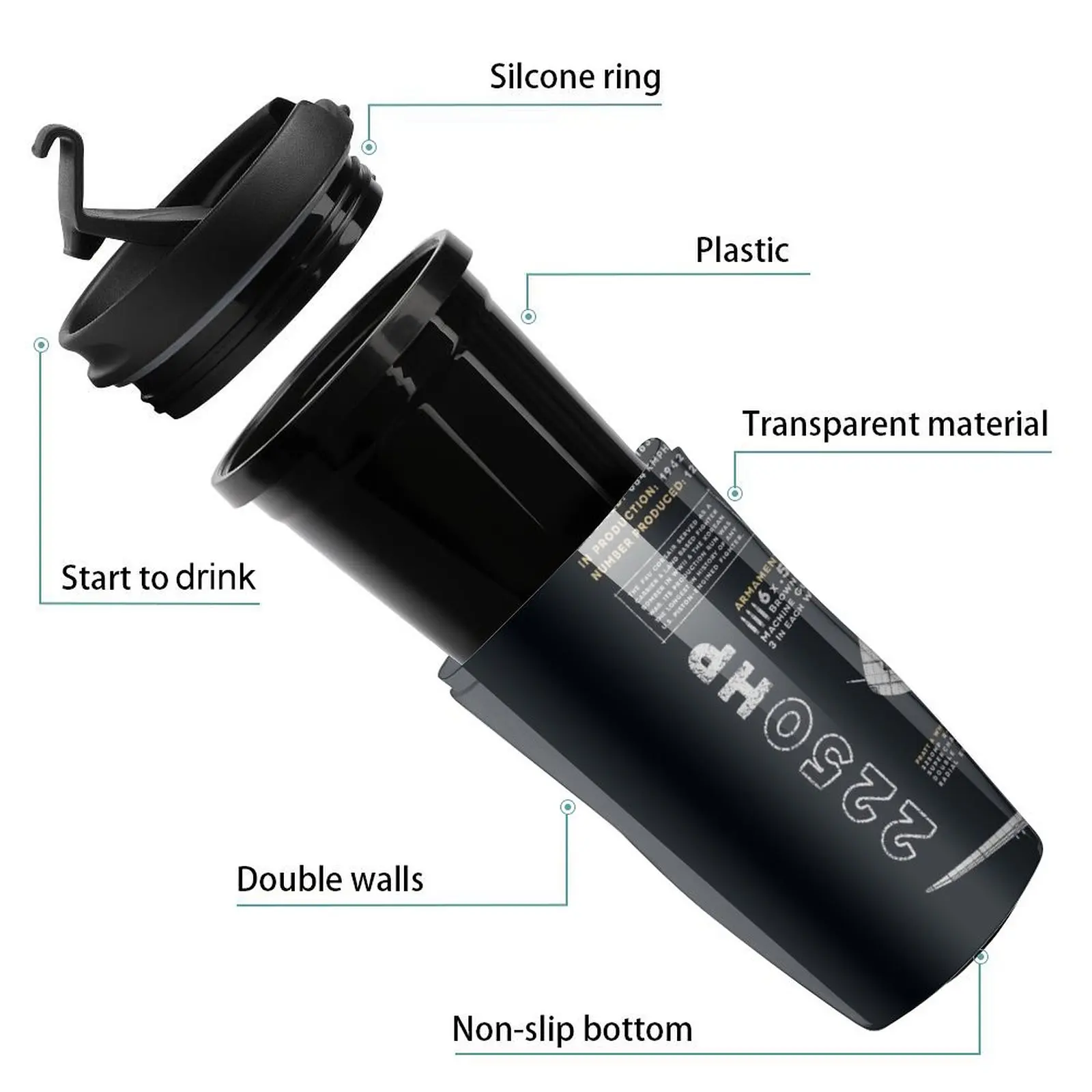 Новая дорожная кофейная кружка F4U Corsair чашка чашки для эспрессо кофейные чаши на