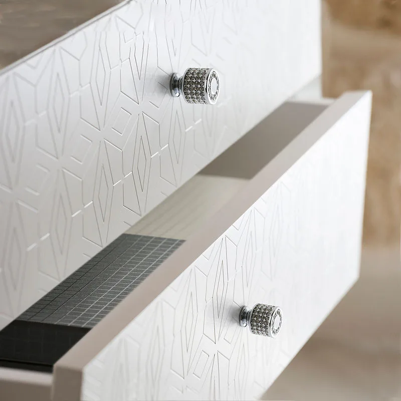 light luxury gold diamond crystal handle cabinet knobs wardrobe door kitchen handle drawer pulls handles for furniture handle free global shipping