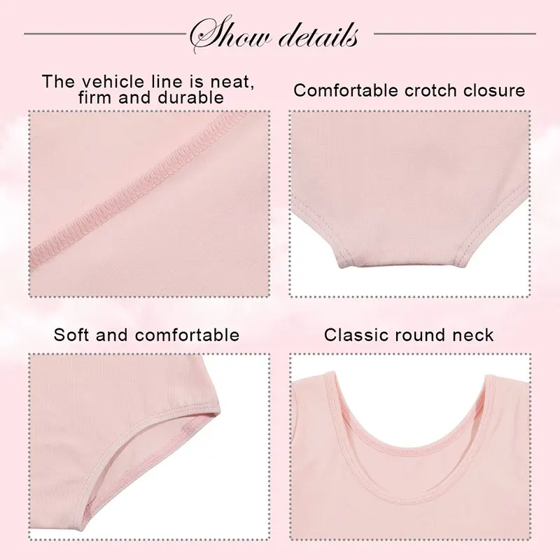 AOQUNFS Girls Ballet Leotards Long Sleeve Ballet Dance Leotards Cotton Ballet Gymnastics Costumes Dance Wear Ballet Bodysuits