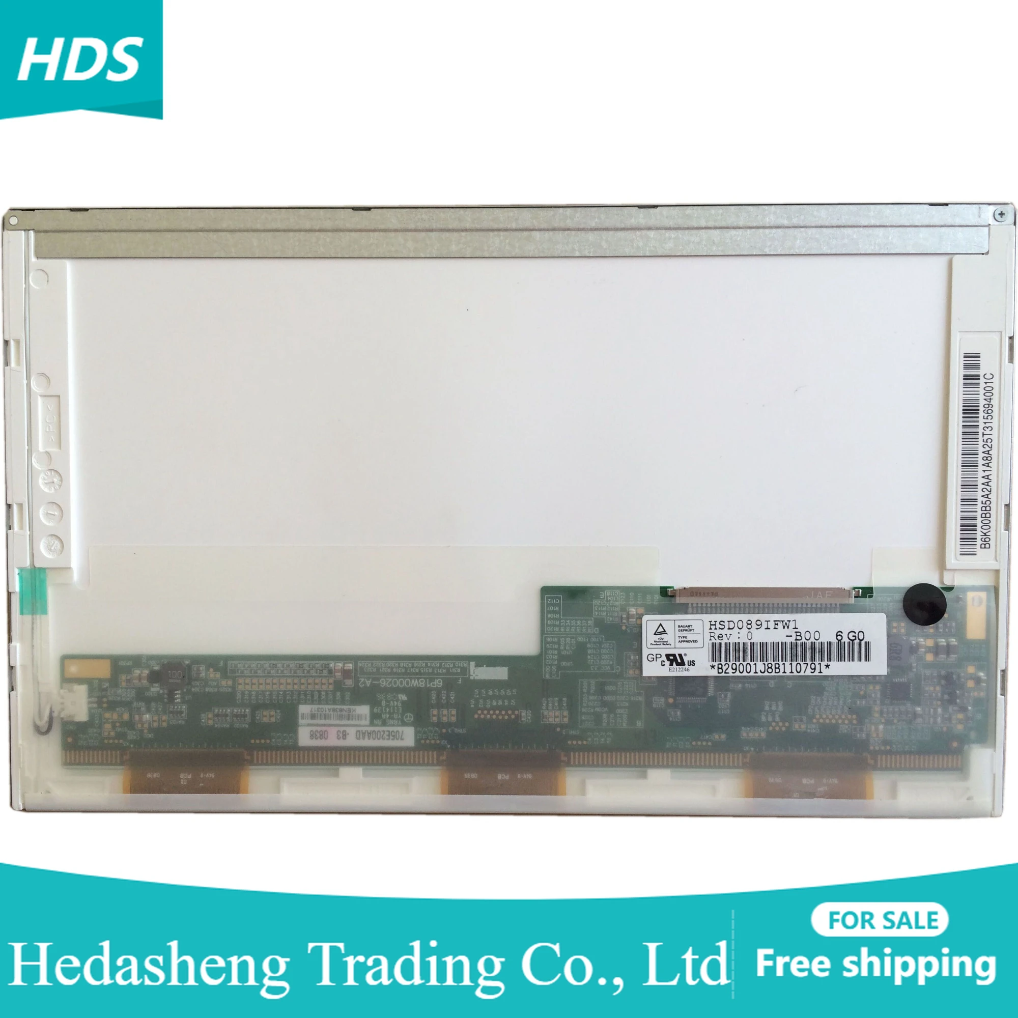 

HSD089IFW1 B00 A00 fit N089L6-L01 N089L6-L02 LP089WS1-TLA1 A089SW01 V.0 V.3 B089AW01 V.0/V.3 8.9" 30pins 1024*600 LCD Screen