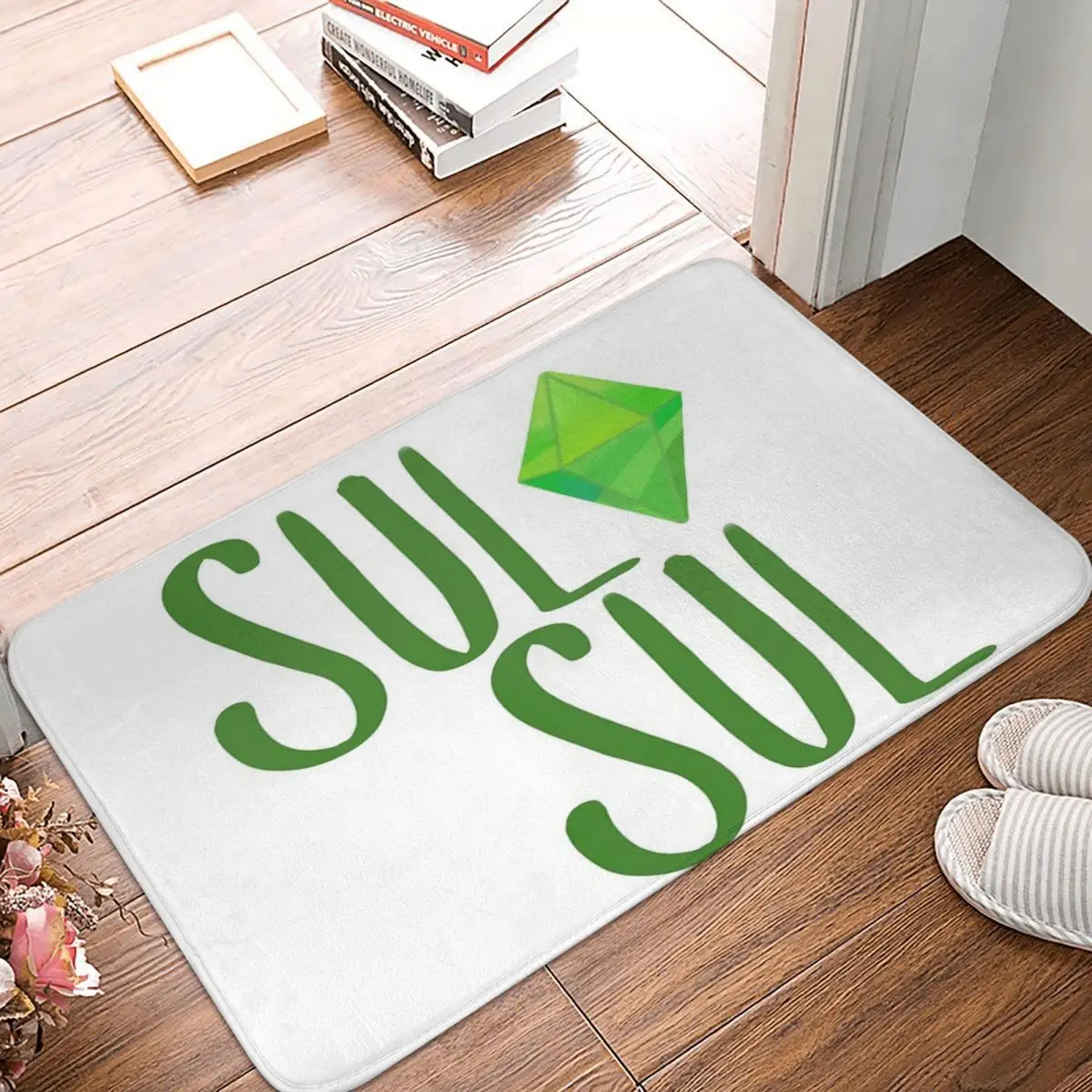 

Sul Sims Плюм Боб 60x40 см коврик из полиэстера напольные коврики модные противоскользящие праздничные подарки