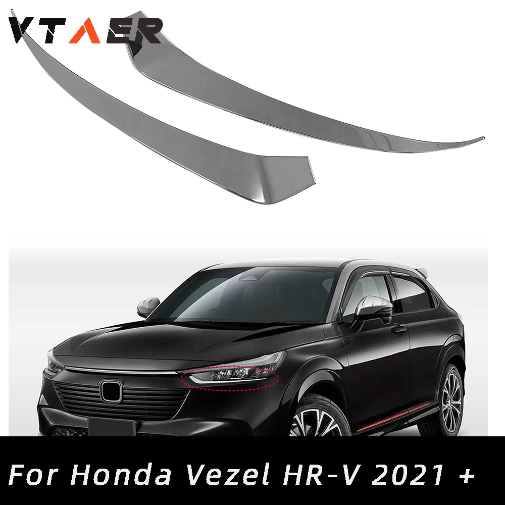 

Для Honda Vezel HR-V HRV 2021 2022 ABS автомобильный Стайлинг заднее окно C столбик оконные столбы столбики стикер Крышка отделка 2 шт.