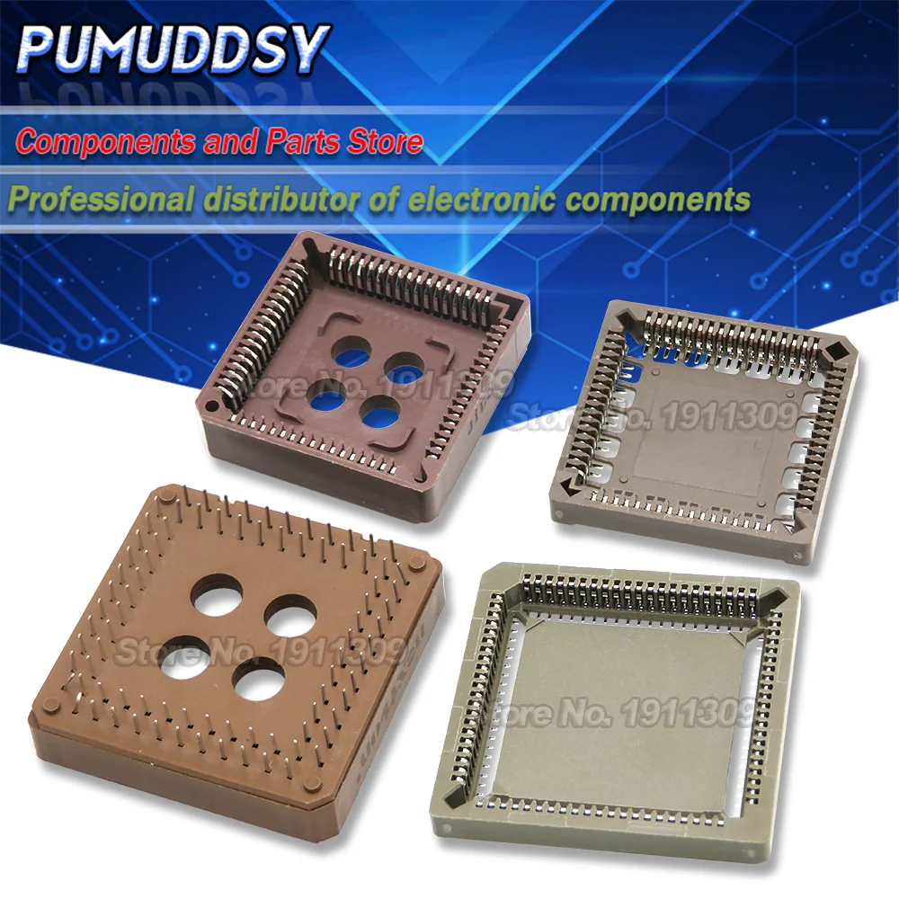 

5 шт. PLCC IC socket PLCC32 PLCC44 PLCC68 PLCC84 SMD DIP PLCC Socket adapter