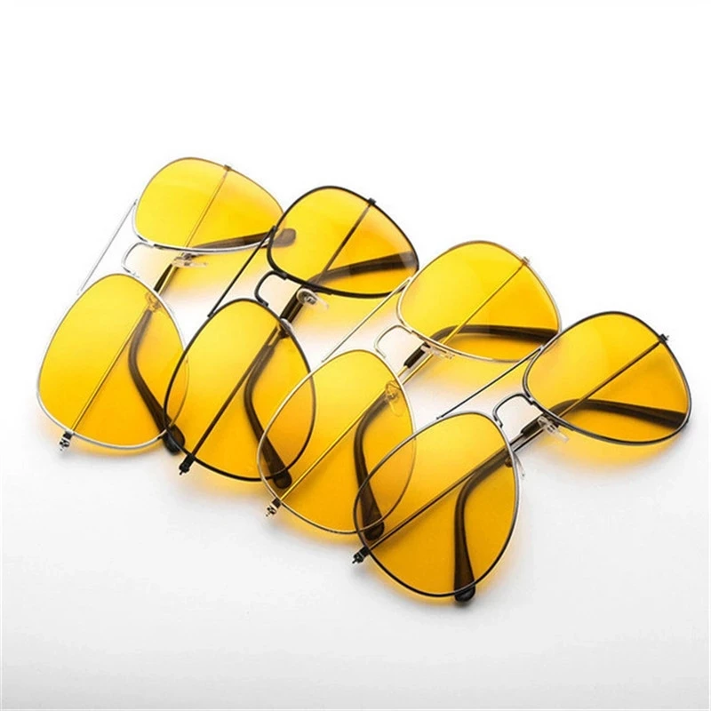 Car Drivers Night Vision Goggles Anti-glare Polarizer Sunglasses Polarized Driving Glasses Bicycle Auto Accessories Copper Alloy