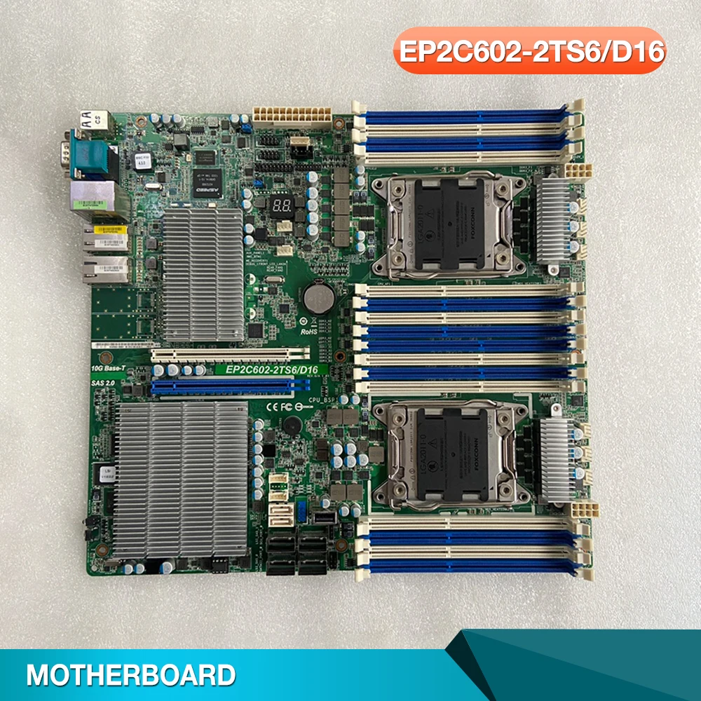 Two-Way Server Motherboard EP2C602-2TS6/D16 For AsRock  LGA2011 Support Xeon 5-1600/2600/4600 V2