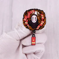 no face man japan anime brooch clothing bag decoration personalized fashion jewelry pin badge gift