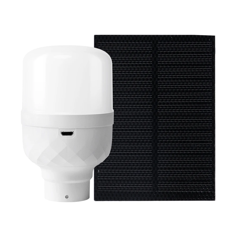 

1.5W Solar Panel Bulb Emergency Lighting USB Rechargeable LED Solar Panel Powered Lamp Outdoor Energy-saving Solar Lighting Bulb