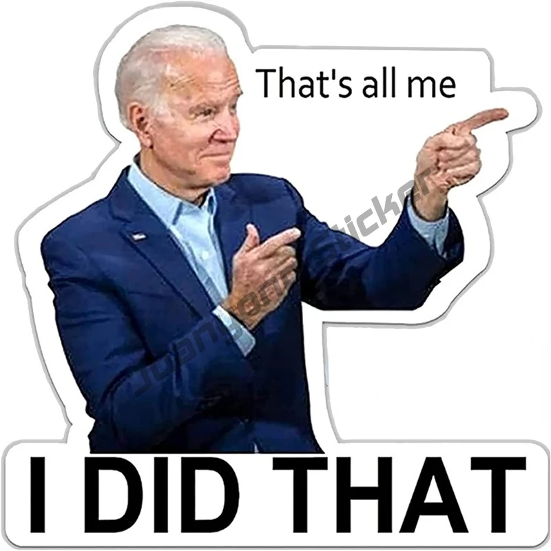 

Creative Sticker I Did That Funny Car Stickers Waterproof Diy Reflective Decals Poster Cars Laptop Fuel Tank Decoration KK 10cm