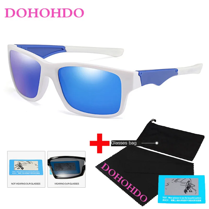 

Солнцезащитные очки DOHOHDO поляризационные UV400 Мужские, модные квадратные винтажные солнечные аксессуары с функцией ночного видения, для вож...