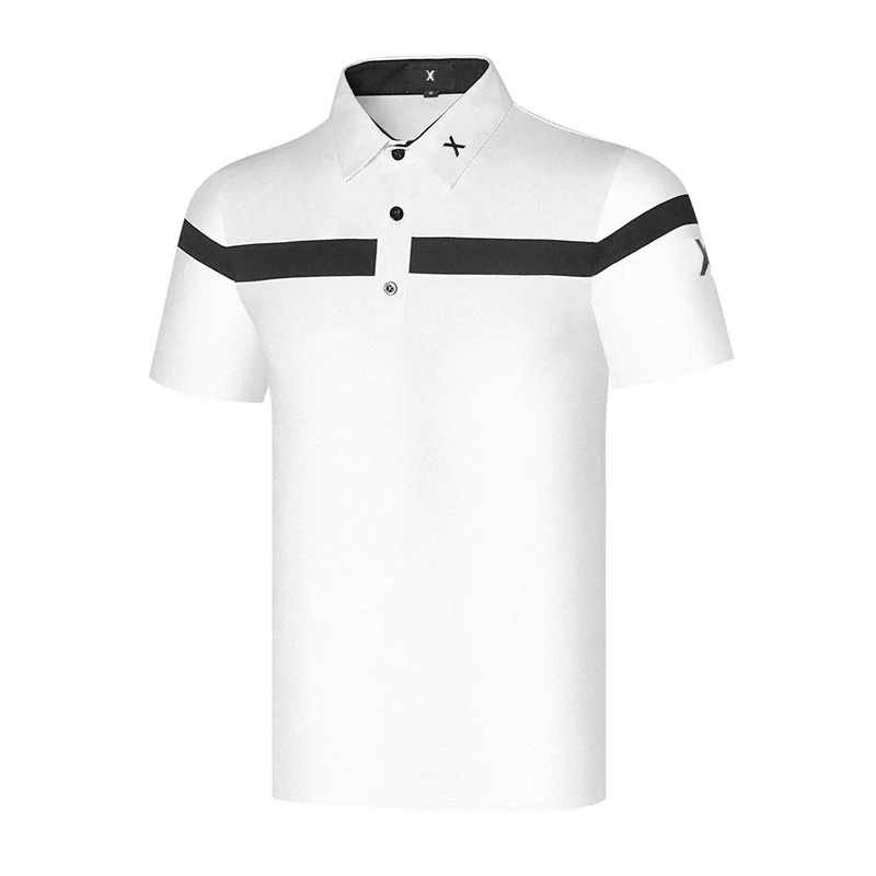 Golf Clothing Men's Short-Sleeved Summer New Breathable Outdoor Sports Polo Shirt T-Shirt Top High Quality Home Delivery