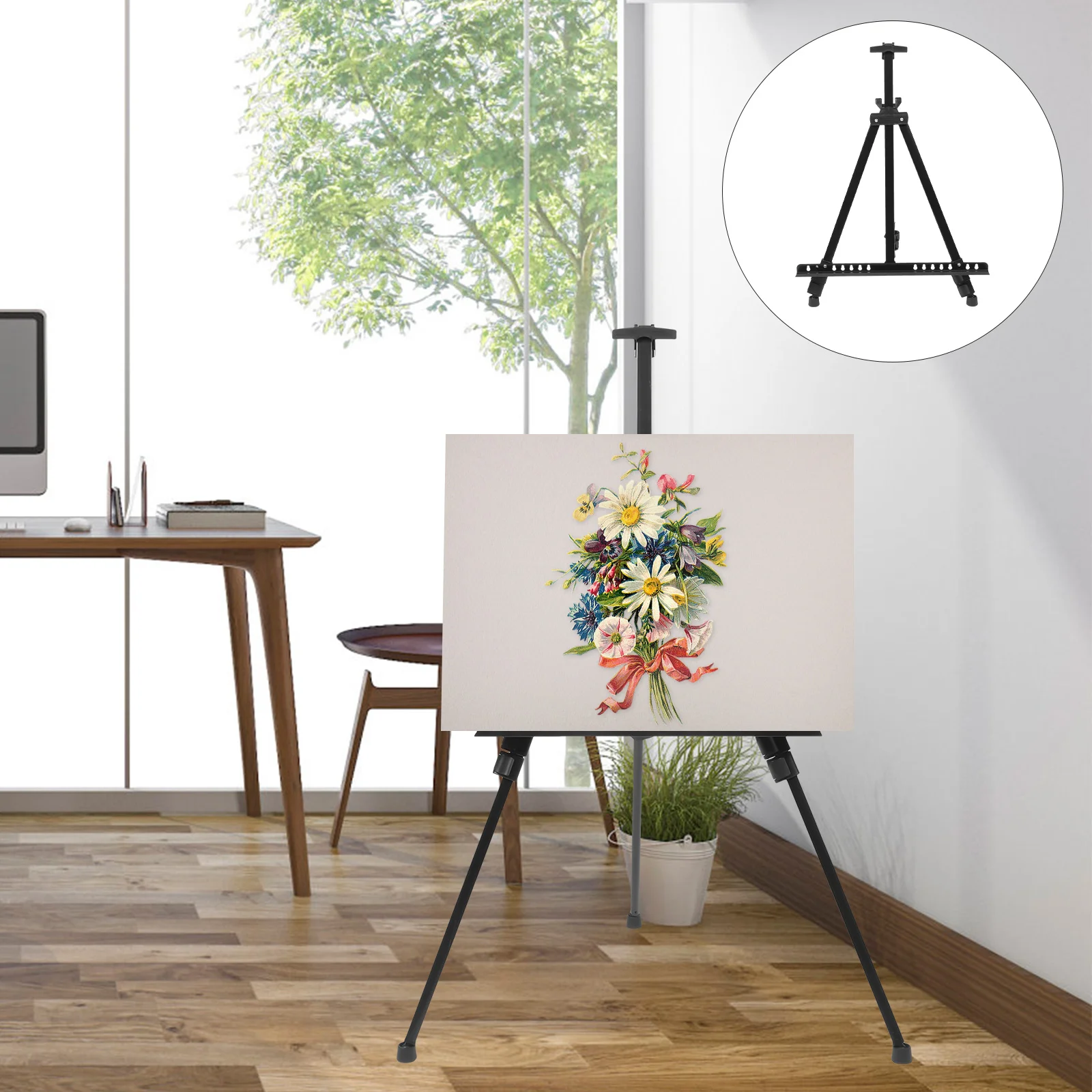 

Display Stand Professional School Tripod Household Painting Iron Easel Convenient