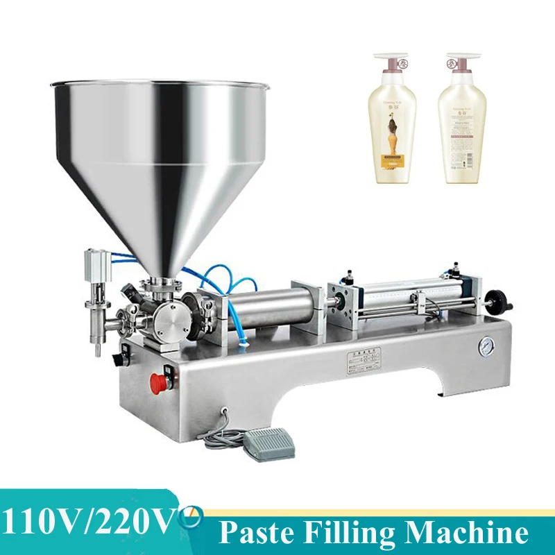 

Pneumatic Filling Machine Volumetric Soft Drink Food Beverage Facial Cream Oil Water Juice Honey Liquid Bottle Filler