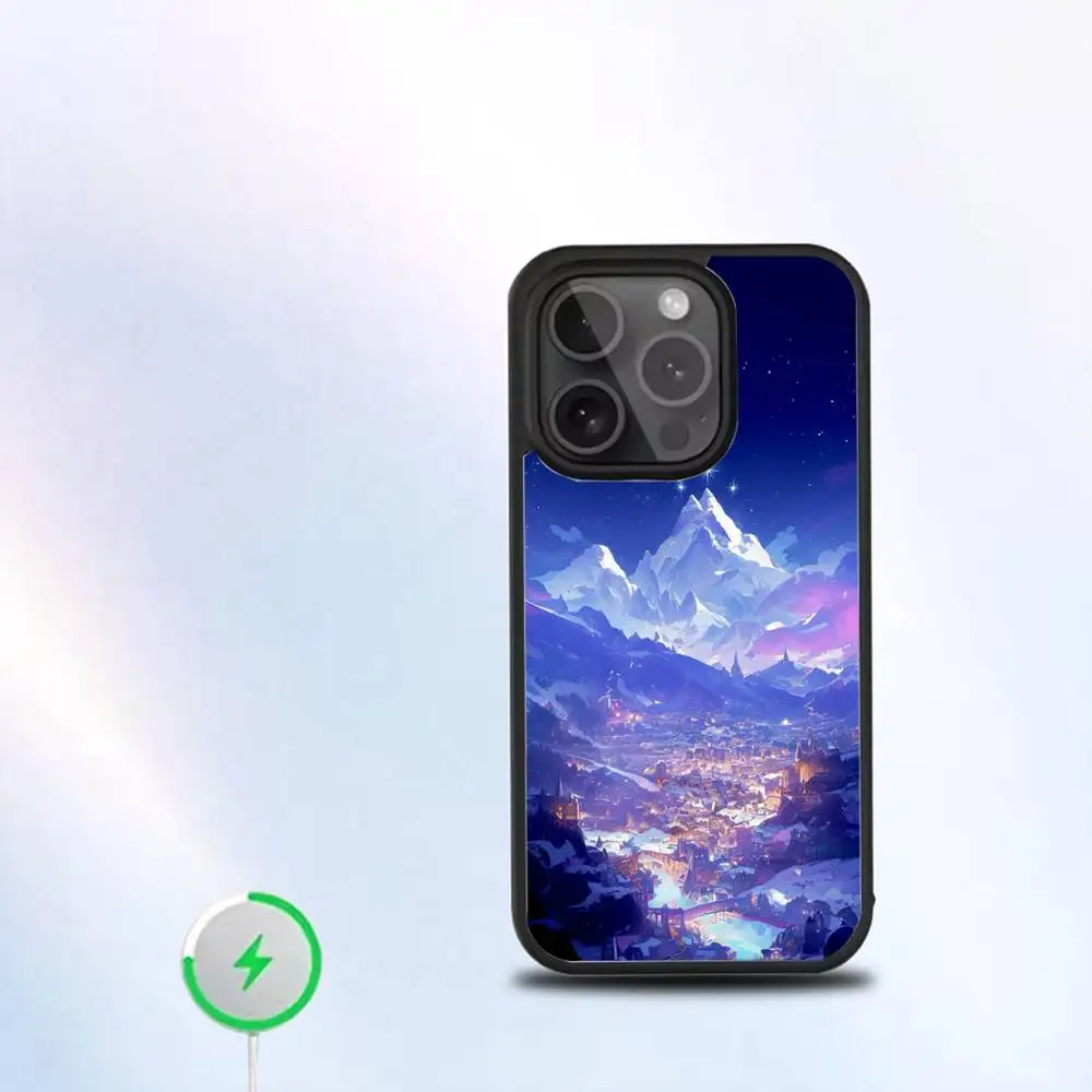 Фото Чехол для телефона Acotar Court M-Mist and Fury для iPhone 16,15,14,13,12,11, Pro, Max, Plus, Mini, SE, новая магнитная беспроводная зарядка Magsafe №4