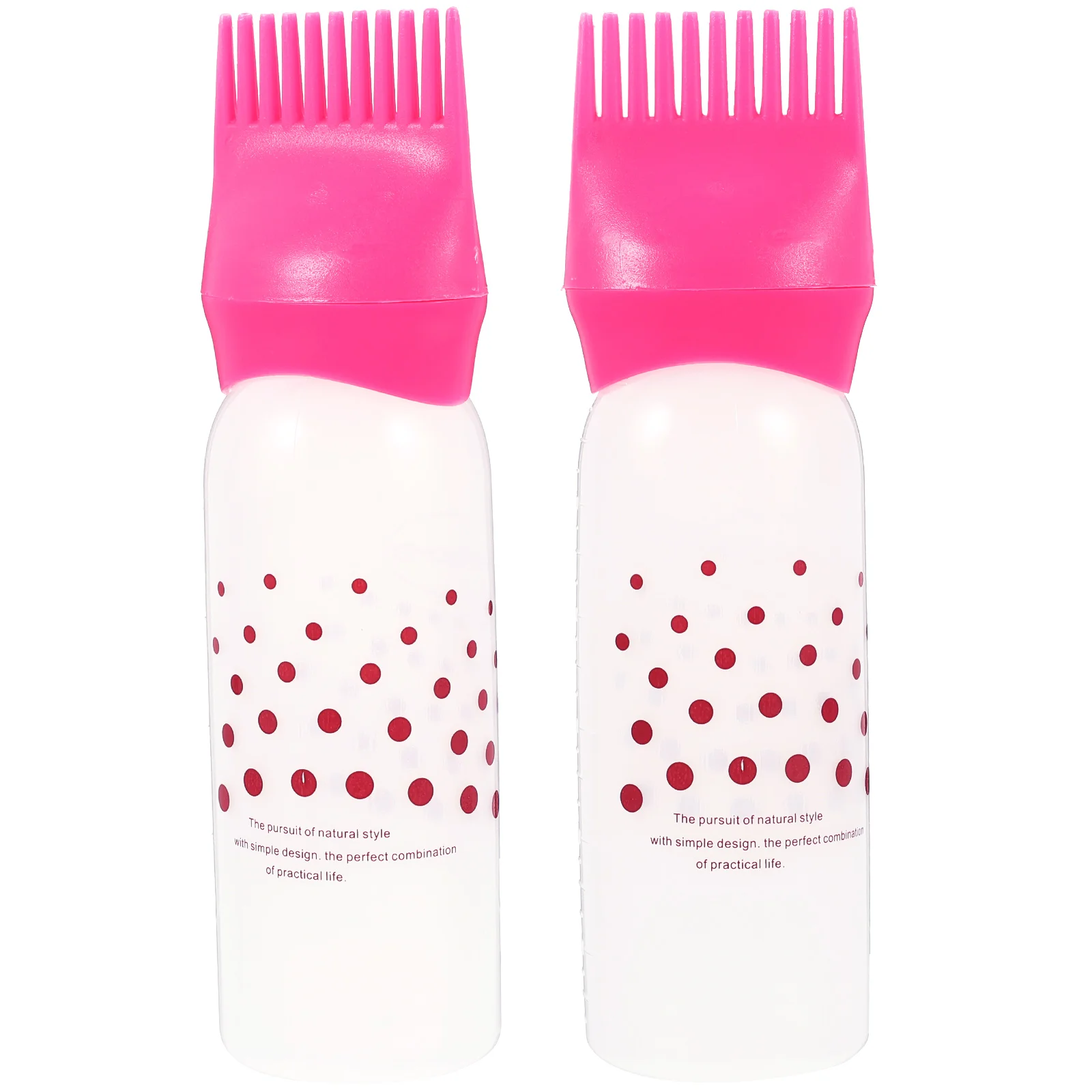 

Hair Bottle Applicator Comb Dye Root Oil Brush Bottles Coloring Scalp Squeeze Color Dispenser Multi Scale Mini Salon Tint Oiling