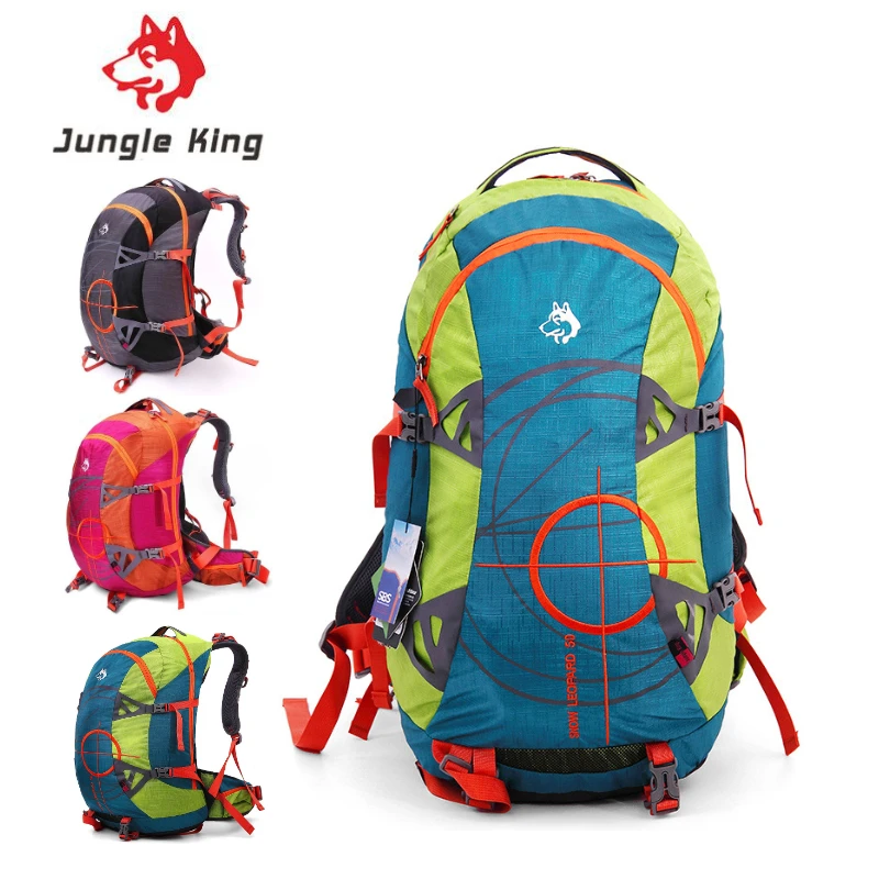 

JUNGLE KING CY1133 Outdoor Mountaineering Bag Travel Backpack Men and Women Bag Backpack Super Capacity Travel Bag Wholesale 50L