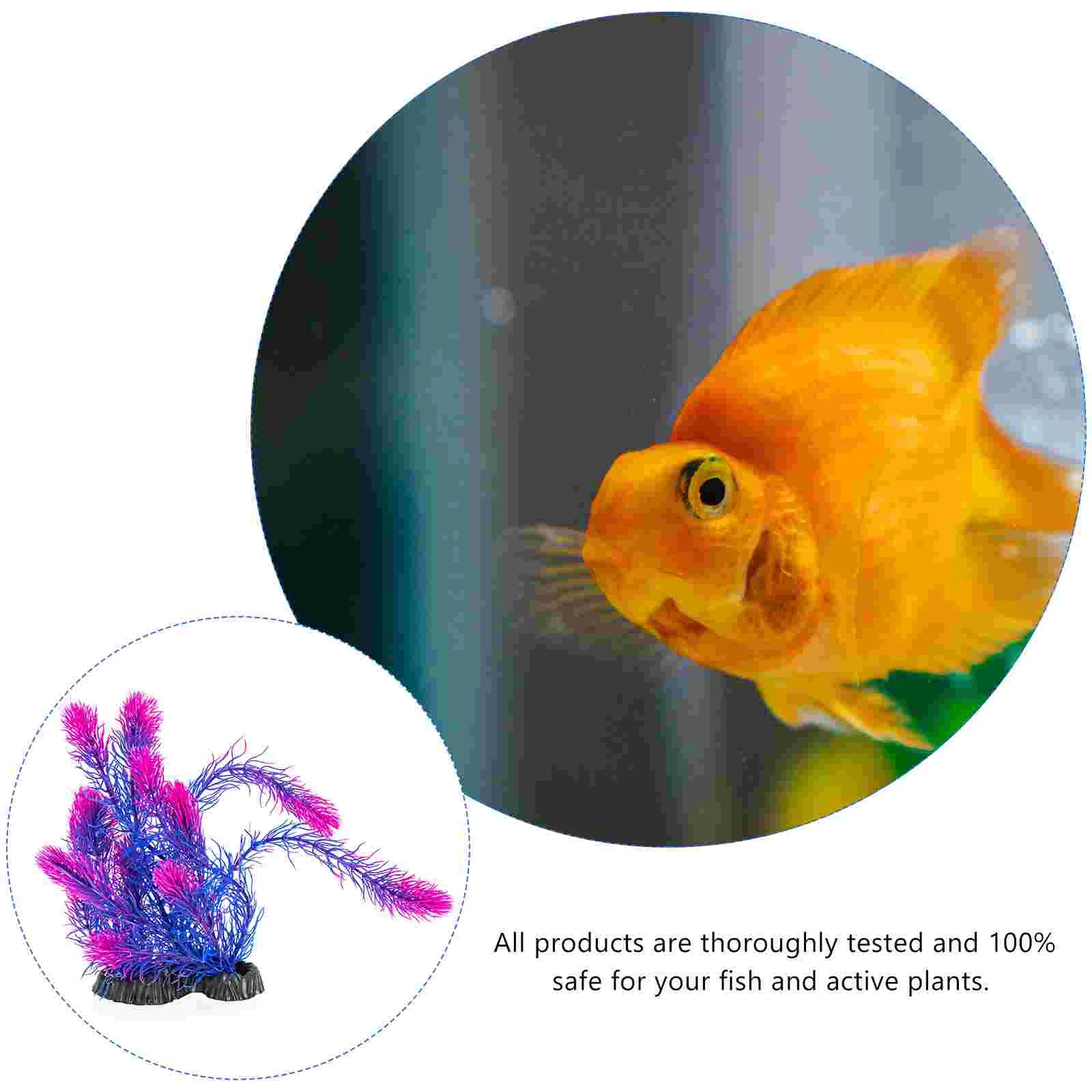 Искусственные аквариумные растения имитация рогона принадлежности для