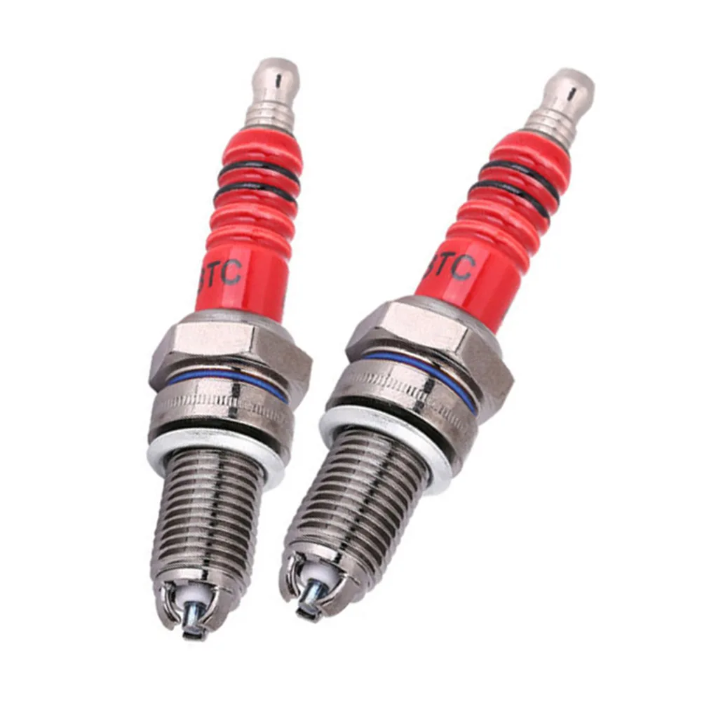 2 шт. Свеча зажигания D8TC D8EA DR8EA 125cc 150cc 200cc 250cc CG125 CF250 CH250 ATV GY6 металлическая 76 мм