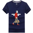 Мужские футболки, летняя модная Мужская хлопковая футболка с коротким рукавом, Забавный принт, повседневная крутая футболка Homme 5xl