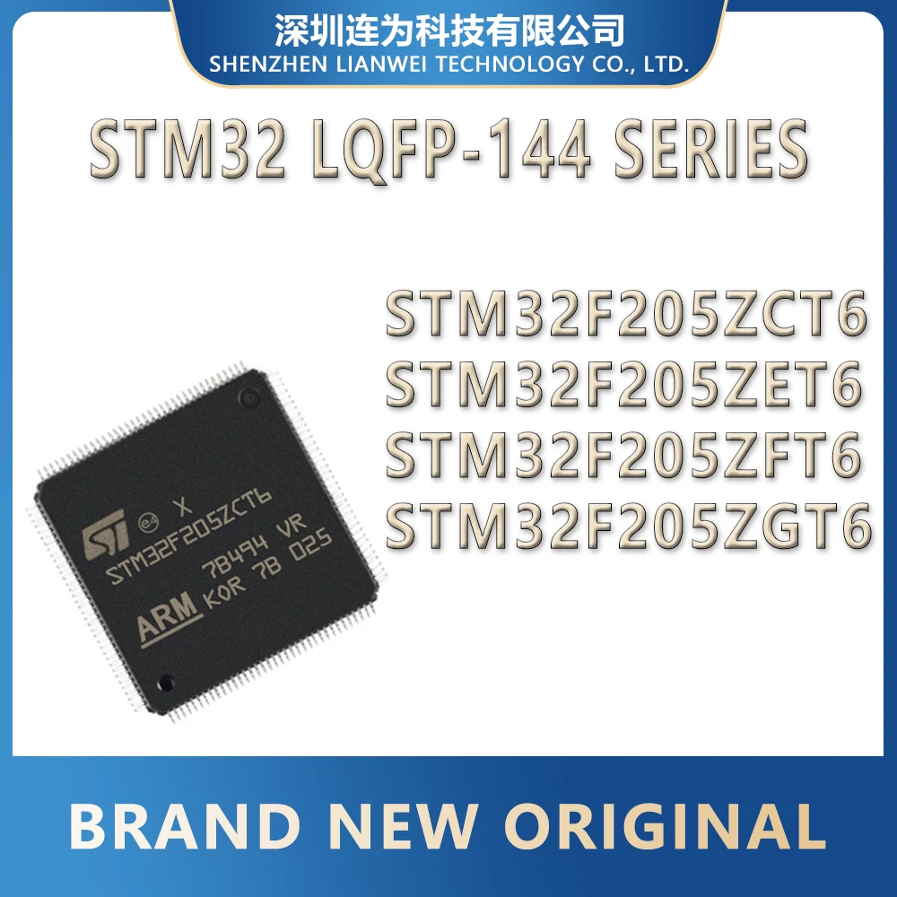 Enlarge STM32F205ZCT6 STM32F205ZET6 STM32F205ZFT6 STM32F205ZGT6 STM32F205 STM32F STM32 STM IC MCU Chip LQFP-144