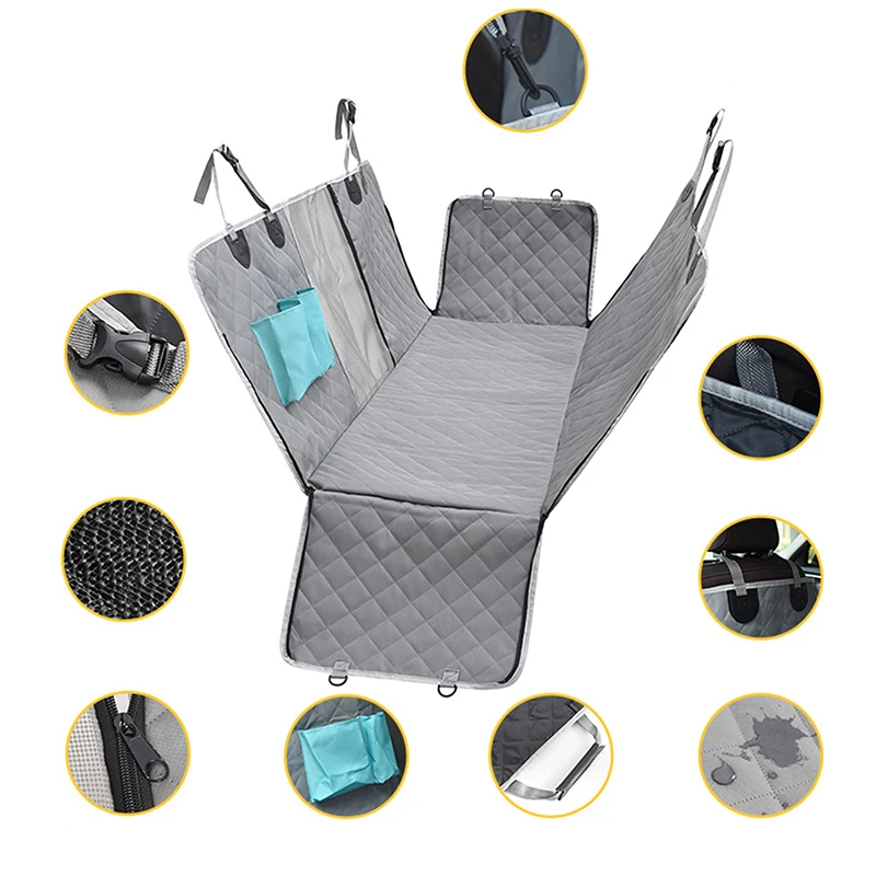 

Заднее сиденье автомобиля с молнией и карманом для путешествий