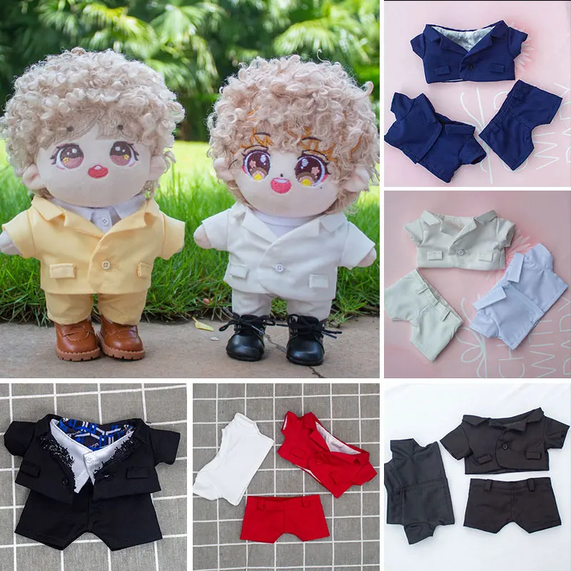 

Cotton doll 20cm baby suit doll clothes doll accessories
