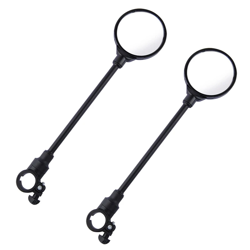 

2 PCS Bike Mirror,Bicycle Accessories For Adult Bikes,Adjustable Rotatable Rear View Glass Convex Rear View Mirror