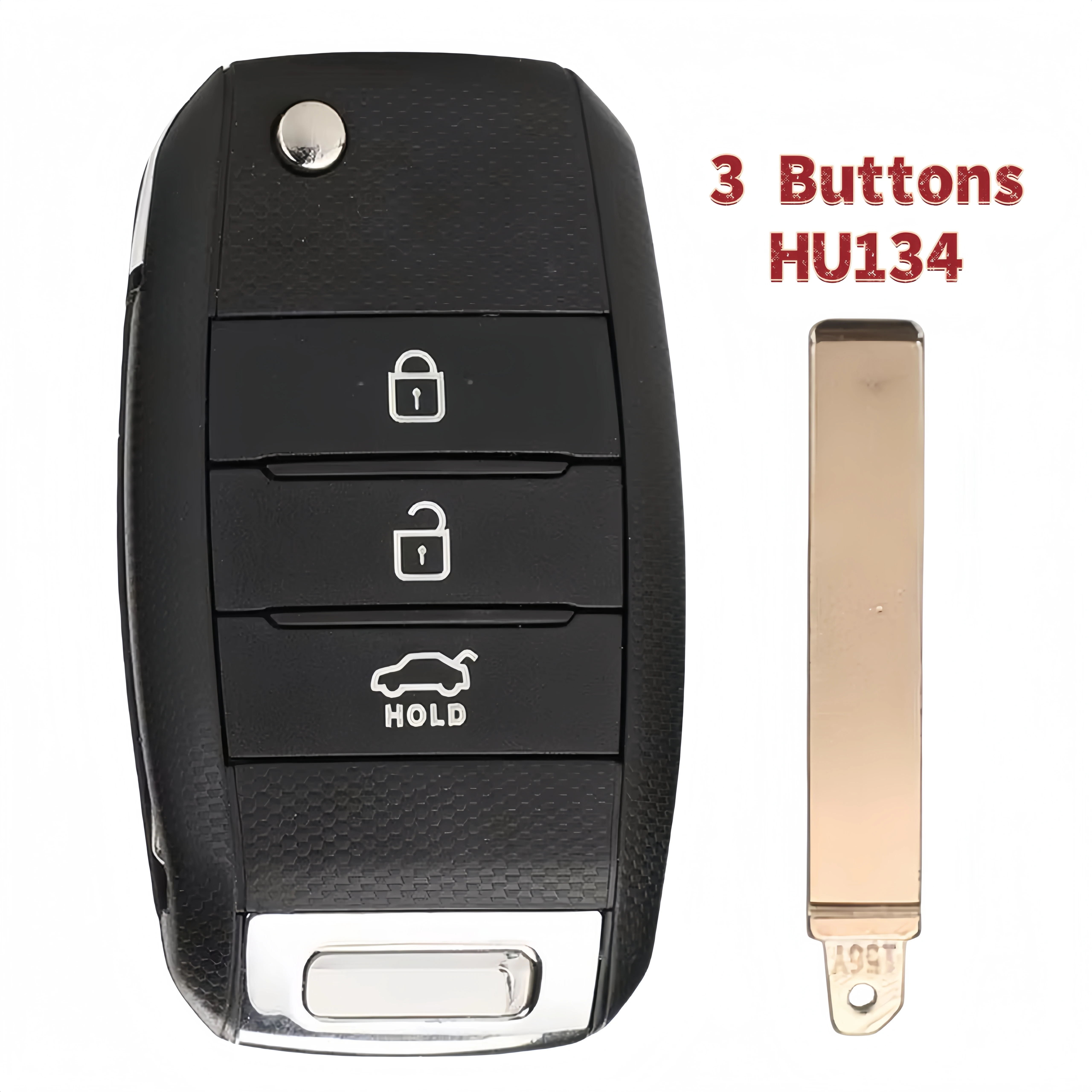

XJMYNB 2/3/4 BTN флип-чехол для дистанционного ключа складной для Kia Carens Cerato Forte K2 K3 K5 Rio 3 Soul 2017 Sorento Optima Sportage