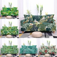 tropical leaves elastic sofa cover stretch couch cover sofa covers for living room sectional sofa protector 1234 seater