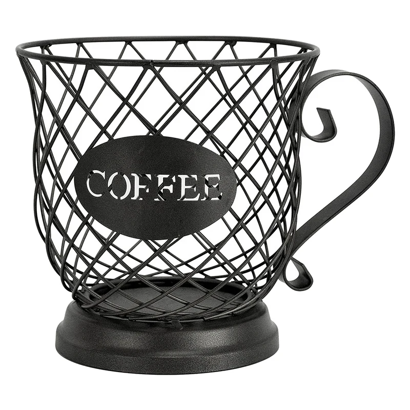 Coffee Pod Holder,Organizer Mug,Cup Keeper Coffee & Espresso Pod Holder, Coffee Mug Storage Basket Fruit Snack Basket