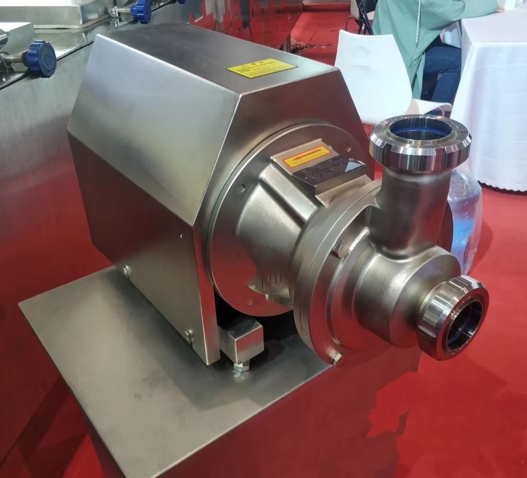 Гигиенический встроенный эмульгирующий миксер насос гомогенизатор с высоким