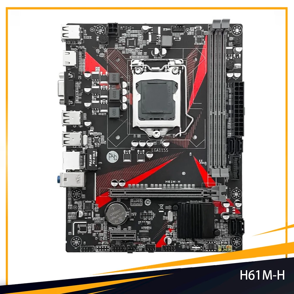 H61M-H For JINGYUE DDR3 H61 LGA 1155 16GB PCI-E 3.0 Micro ATX Motherboard High Quality Fast Ship