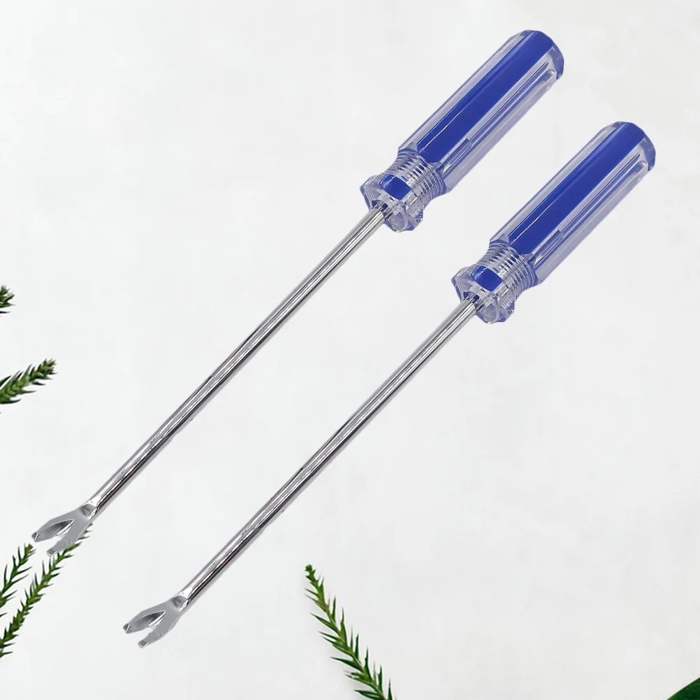 

2Pcs Effective Ergonomic Utility Fastener Remover Repair Door Panel Remover for Reduces Damage To Panels