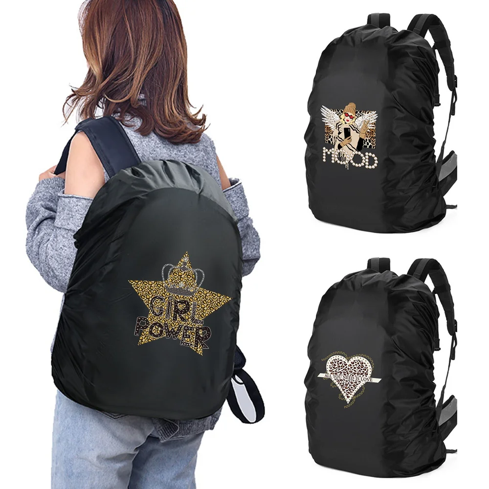 

School Bags Waterproof Rain Protective Cover,For 20-70L Sport Backpack Rainproof Cover Outdoor Camping Hiking Climbing Bag Cover