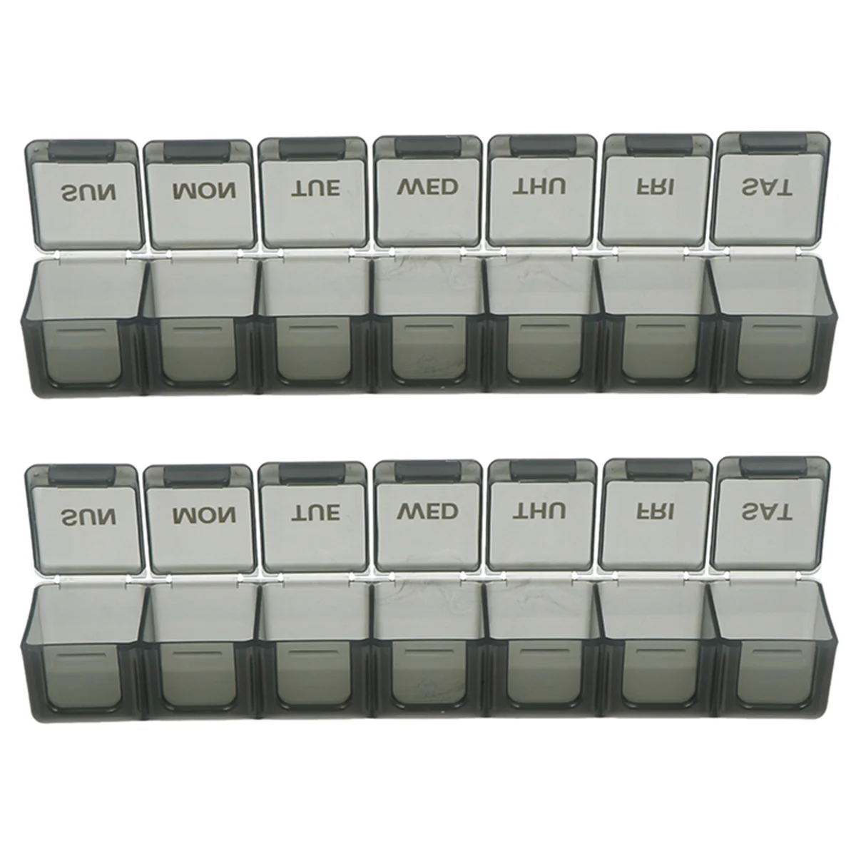 

Box Multi-grid Dispenser 7 Day Case Weekly Organizer Container Purse