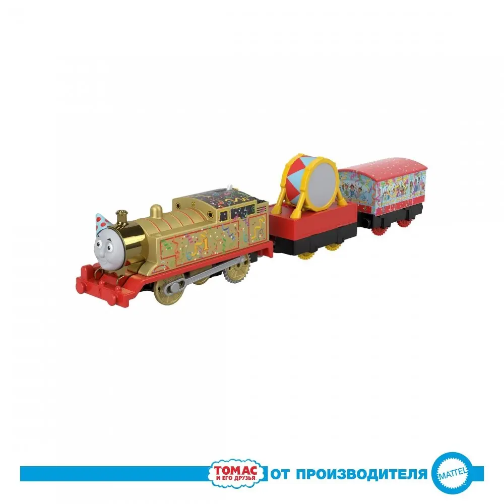 Паровозик моторизированный Железная дорога Томас и его друзья Лучшие моменты