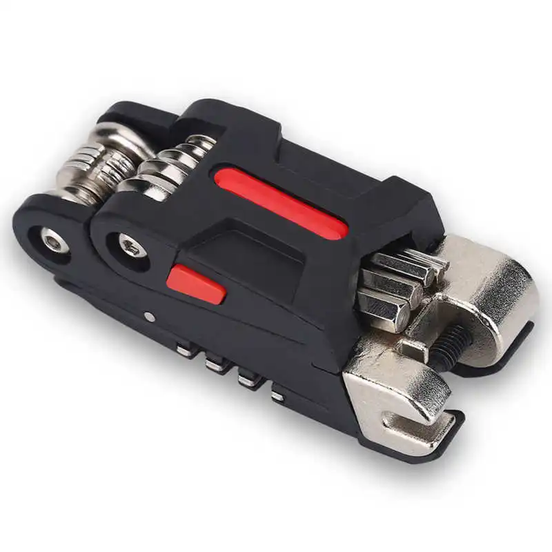

Bike 16 in 1 Tools Maintenance Tools Aluminum Alloy Combination Mtb Mountain Bike Repair with Chain Cutter Repair Set